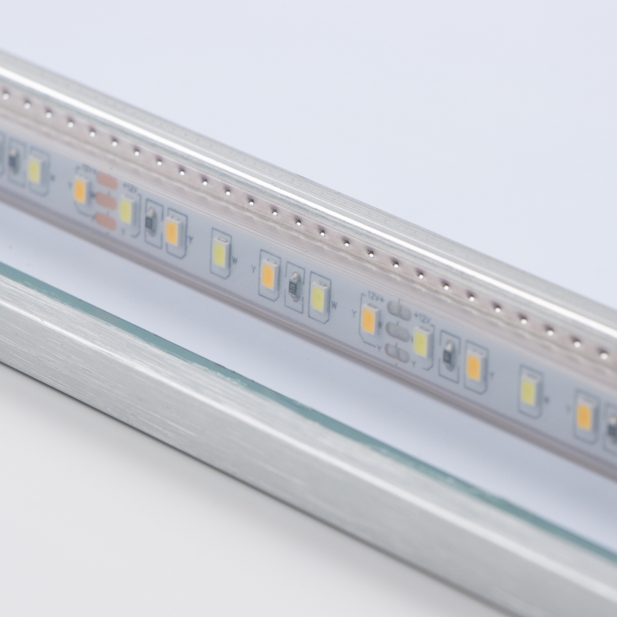 Brilagi - LED Koupelnové zrcadlo DESIO LED/24W/230V 60x60 cm stříbrná IP44 CRI 90 stmívatelné + CCT