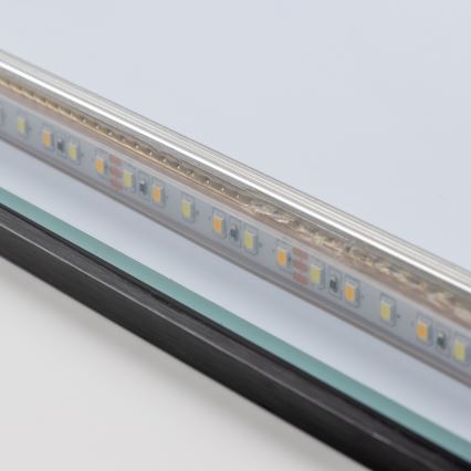 Brilagi - LED Koupelnové zrcadlo SUELLO LED/20W/230V 40x60 cm černá IP44 CRI 90 stmívatelné + CCT
