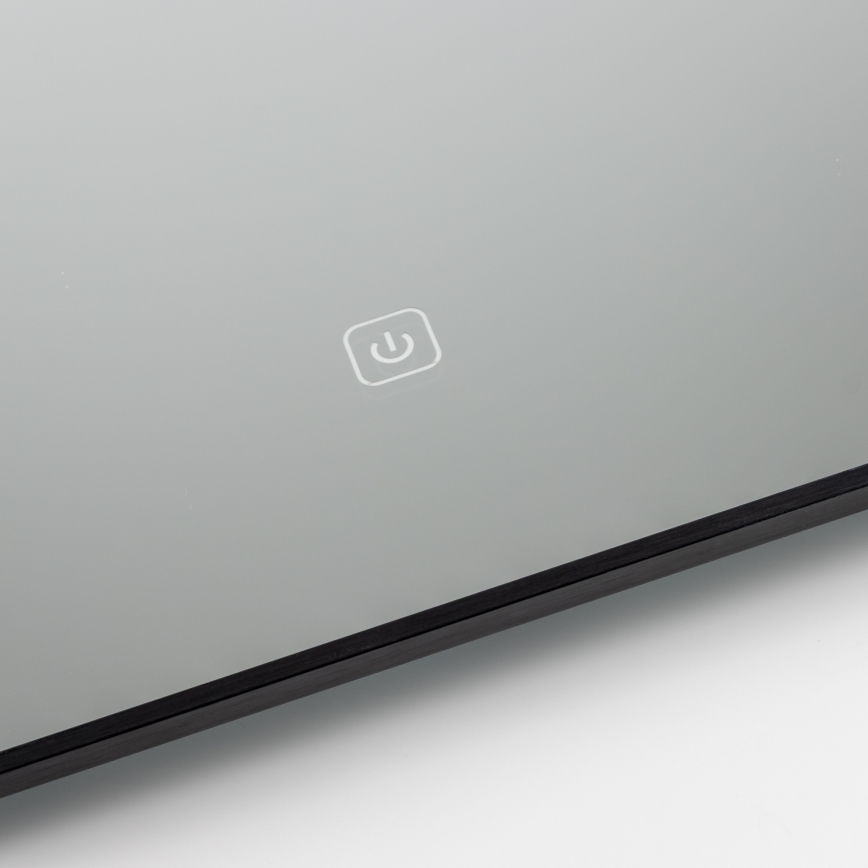 Brilagi - LED Koupelnové zrcadlo SUELLO LED/24W/230V 60x60 cm černá IP44 CRI 90 stmívatelné + CCT