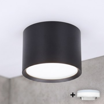 BRILAGI - LED Koupelnové bodové svítidlo SMOOTH 1xGX53/15W/230V 60x82 mm černá IP54
