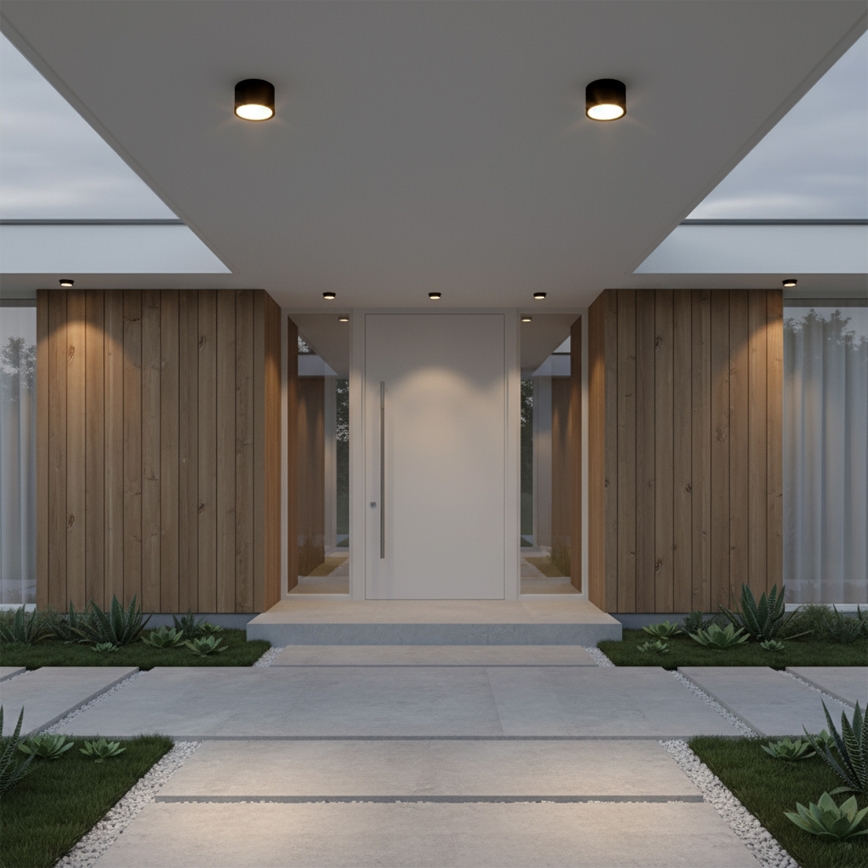 Brilagi - LED Koupelnové bodové svítidlo SMOOTH 1xGX53/15W/230V černá IP65