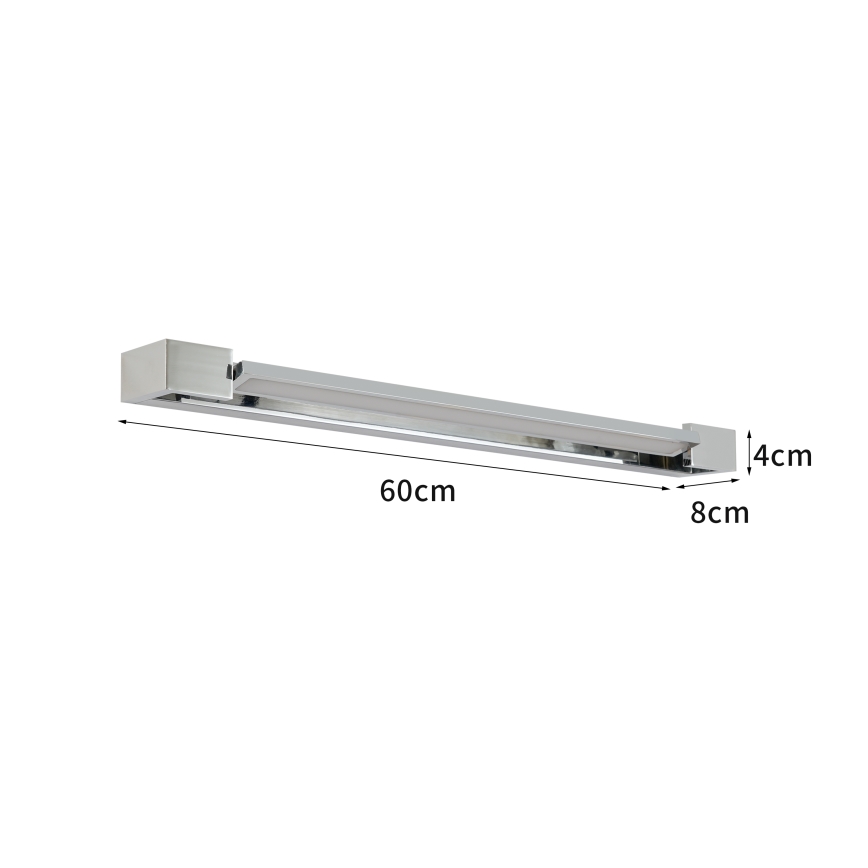 Brilagi - LED Koupelnové osvětlení zrcadla AQUA LINE LED/18W/230V 60 cm IP44 lesklý chrom