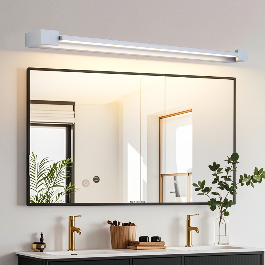 Brilagi - LED Koupelnové osvětlení zrcadla AQUA LINE LED/24W/230V 90 cm IP44 matný chrom CRI 90