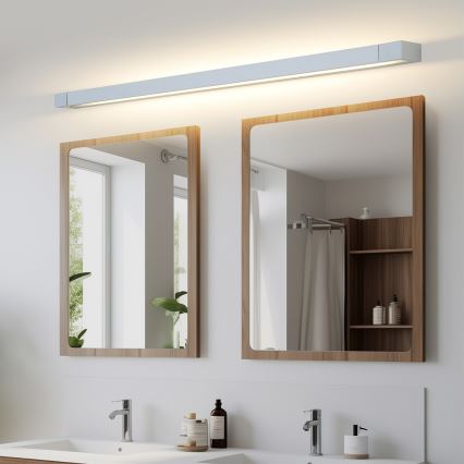 Brilagi - LED Koupelnové osvětlení zrcadla AQUA LINE LED/36W/230V 120 cm IP44 matný chrom CRI 90