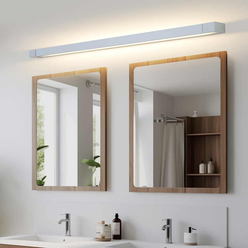 Brilagi - LED Koupelnové osvětlení zrcadla AQUA LINE LED/36W/230V 120 cm IP44 matný chrom CRI 90