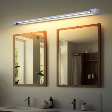 Brilagi - LED Koupelnové osvětlení zrcadla AQUA LINE LED/36W/230V 120 cm IP44 matný chrom CRI 90