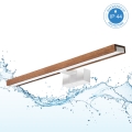 Brilagi - LED Koupelnové osvětlení zrcadla 3v1 WOODY MIRROR LED/12W/230V 60 cm IP44 bílá/dub třešeň