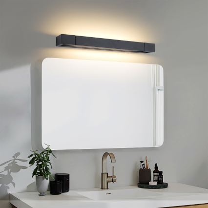 Brilagi - LED Koupelnové osvětlení zrcadla AQUA LINE LED/12W/230V 45 cm IP44 černá CRI 90