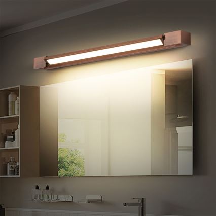 Brilagi - LED Koupelnové osvětlení zrcadla AQUA LINE LED/18W/230V 60 cm IP44 bronzová CRI 90