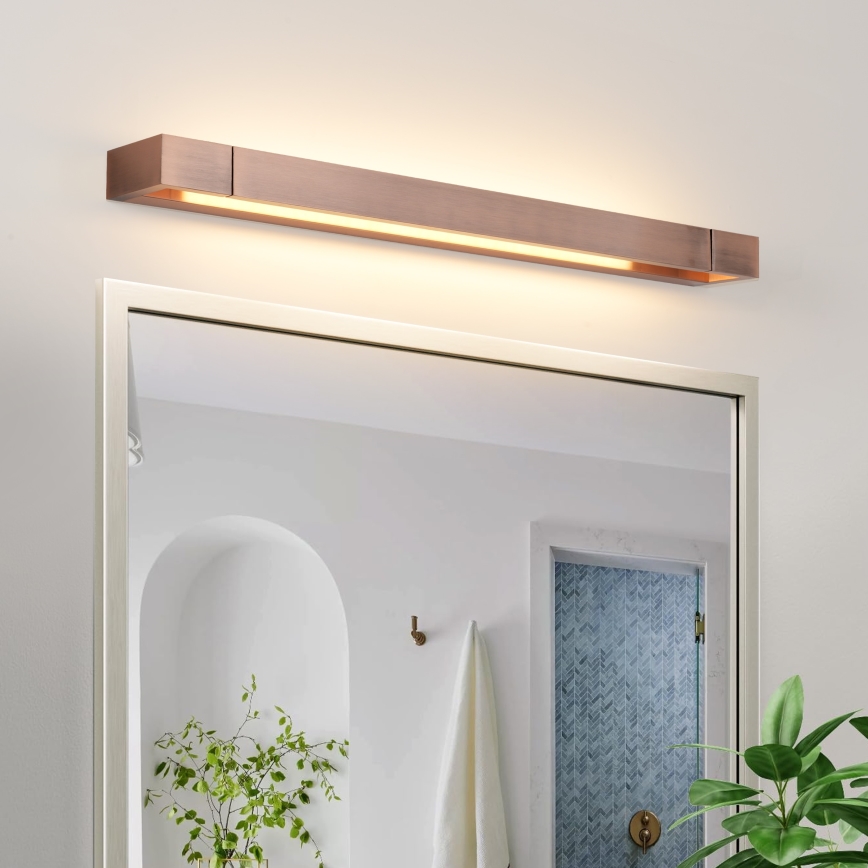 Brilagi - LED Koupelnové osvětlení zrcadla AQUA LINE LED/18W/230V 60 cm IP44 bronzová CRI 90
