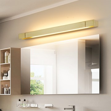 Brilagi - LED Koupelnové osvětlení zrcadla AQUA LINE LED/18W/230V 60 cm IP44 zlatá CRI 90