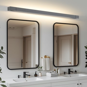Brilagi - LED Koupelnové osvětlení zrcadla AQUA LINE LED/36W/230V 120 cm IP44 antracit