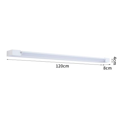 Brilagi - LED Koupelnové osvětlení zrcadla AQUA LINE LED/36W/230V 120 cm IP44 bílá