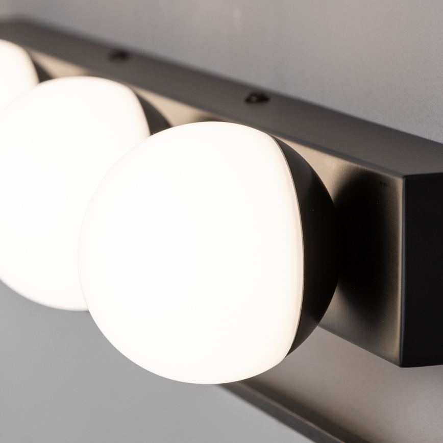 Brilagi - LED Koupelnové osvětlení zrcadla HOLLYWOOD 3xLED/3W/230V 39 cm IP44 černá