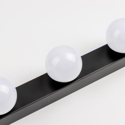 Brilagi - LED Koupelnové osvětlení zrcadla HOLLYWOOD 3xLED/3W/230V 39 cm IP44 černá