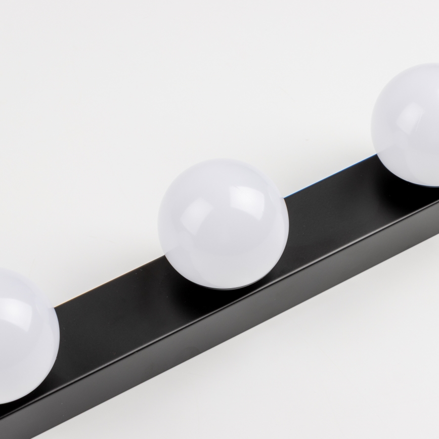 Brilagi - LED Koupelnové osvětlení zrcadla HOLLYWOOD 3xLED/3W/230V 39 cm IP44 černá