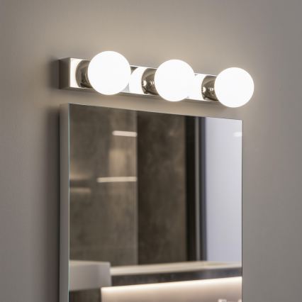 Brilagi - LED Koupelnové osvětlení zrcadla HOLLYWOOD 3xLED/3W/230V 39 cm IP44 lesklý chrom