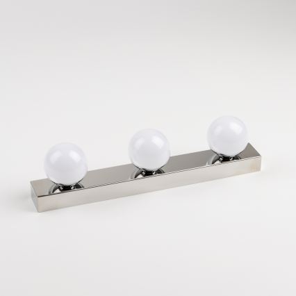Brilagi - LED Koupelnové osvětlení zrcadla HOLLYWOOD 3xLED/3W/230V 39 cm IP44 lesklý chrom