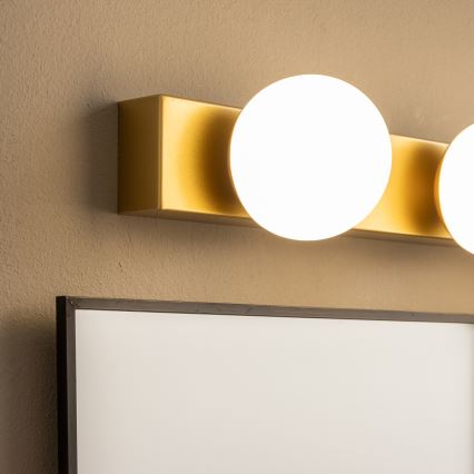 Brilagi - LED Koupelnové osvětlení zrcadla HOLLYWOOD 3xLED/3W/230V 39 cm IP44 zlatá