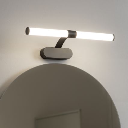 Brilagi - LED Koupelnové osvětlení zrcadla 2v1 TUBEO LED/6W/230V 40 cm IP44 černá