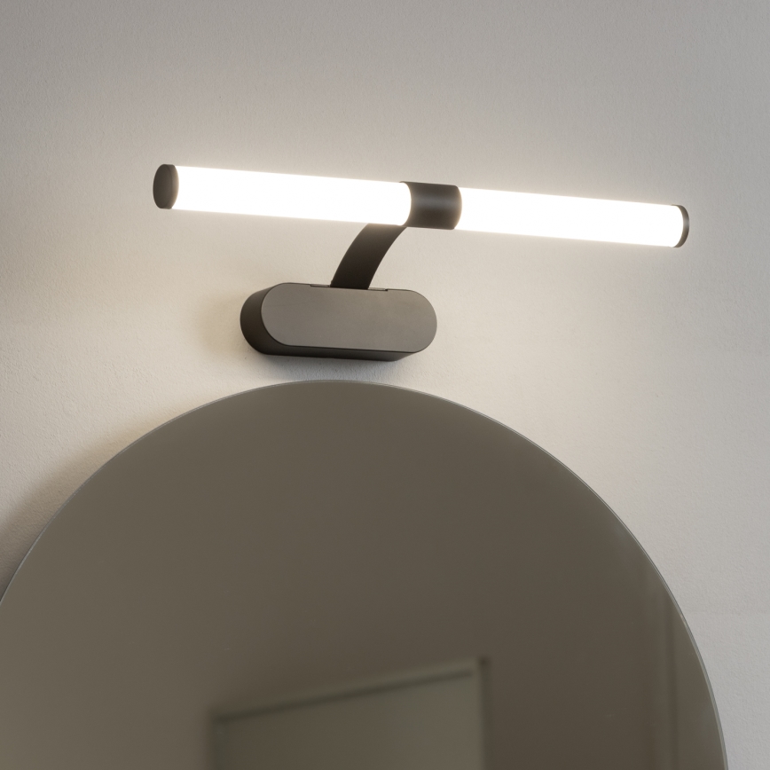 Brilagi - LED Koupelnové osvětlení zrcadla 2v1 TUBEO LED/6W/230V 40 cm IP44 černá