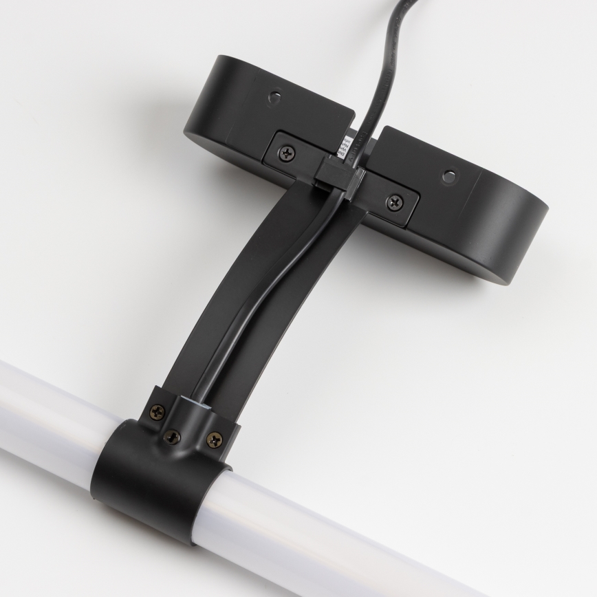 Brilagi - LED Koupelnové osvětlení zrcadla 2v1 TUBEO LED/6W/230V 40 cm IP44 černá