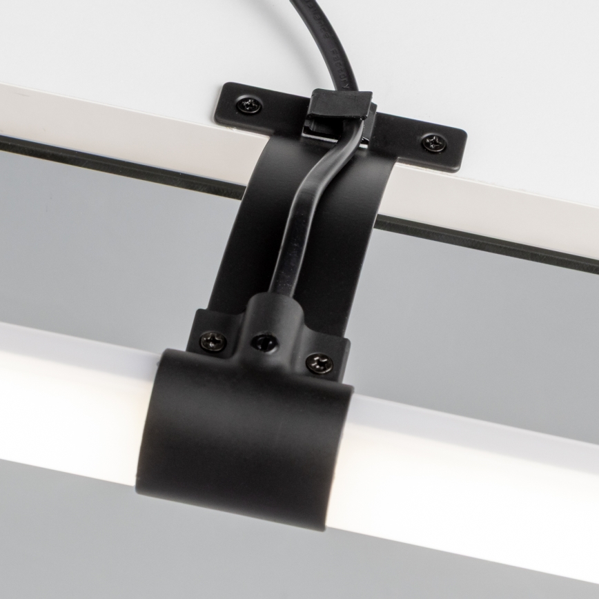 Brilagi - LED Koupelnové osvětlení zrcadla 2v1 TUBEO LED/6W/230V 40 cm IP44 černá
