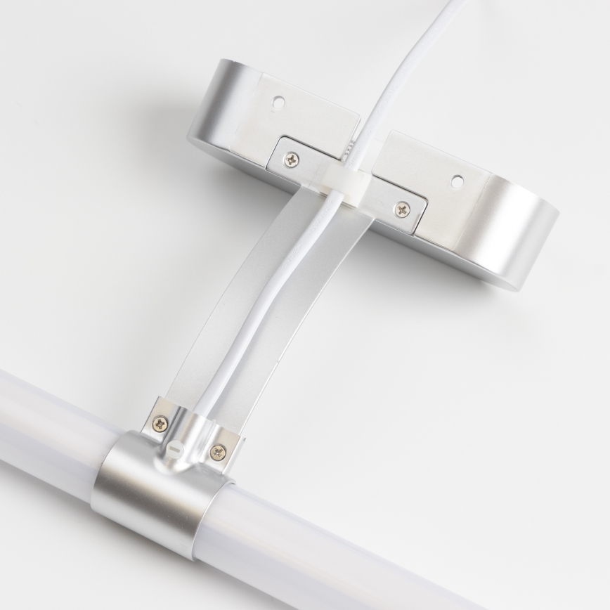 Brilagi - LED Koupelnové osvětlení zrcadla 2v1 TUBEO LED/6W/230V 40 cm IP44 stříbrná