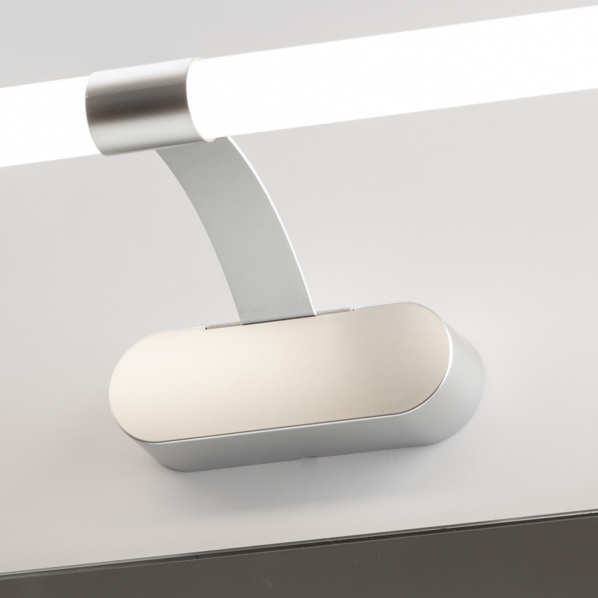 Brilagi - LED Koupelnové osvětlení zrcadla 2v1 TUBEO LED/6W/230V 40 cm IP44 stříbrná