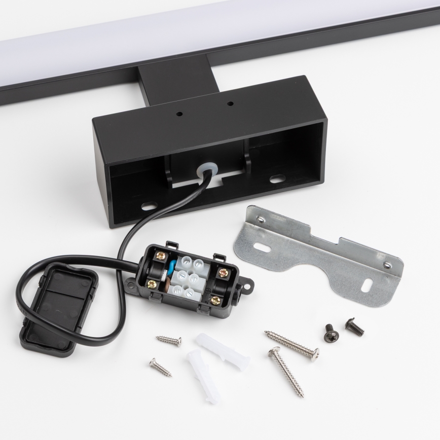 Brilagi - LED Koupelnové osvětlení zrcadla 3v1 VESTRA LED/12W/230V 60 cm IP44 černá