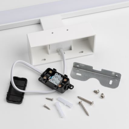 Brilagi - LED Koupelnové osvětlení zrcadla 3v1 VESTRA LED/15W/230V 80 cm IP44 bílá