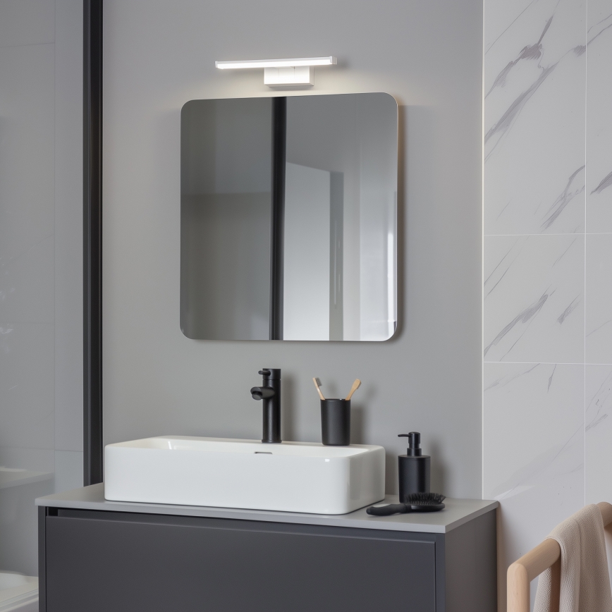 Brilagi - LED Koupelnové osvětlení zrcadla 3v1 VESTRA LED/6W/230V 30 cm IP44 bílá