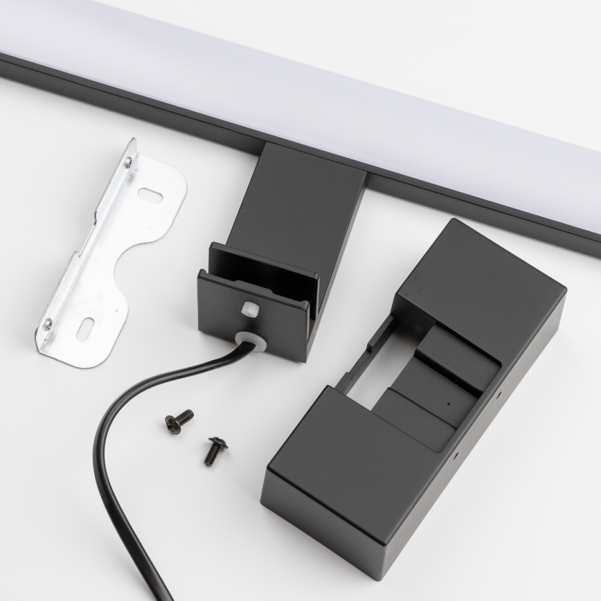 Brilagi - LED Koupelnové osvětlení zrcadla 3v1 VESTRA LED/6W/230V 30 cm IP44 černá