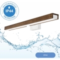 Brilagi - LED Koupelnové osvětlení zrcadla WOODY MIRROR LED/12W/230V 60 cm IP44 dub ořech/bílá