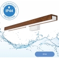 Brilagi - LED Koupelnové osvětlení zrcadla WOODY MIRROR LED/12W/230V 60 cm IP44 dub třešeň/bílá