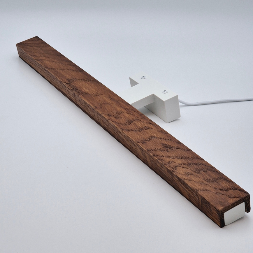Brilagi - LED Koupelnové osvětlení zrcadla WOODY MIRROR LED/12W/230V 60 cm IP44 dub třešeň/bílá
