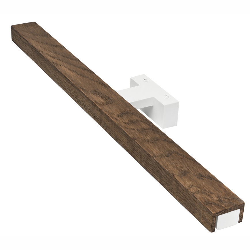 Brilagi - LED Koupelnové osvětlení zrcadla WOODY MIRROR LED/12W/230V 60 cm IP44 dub ořech/bílá