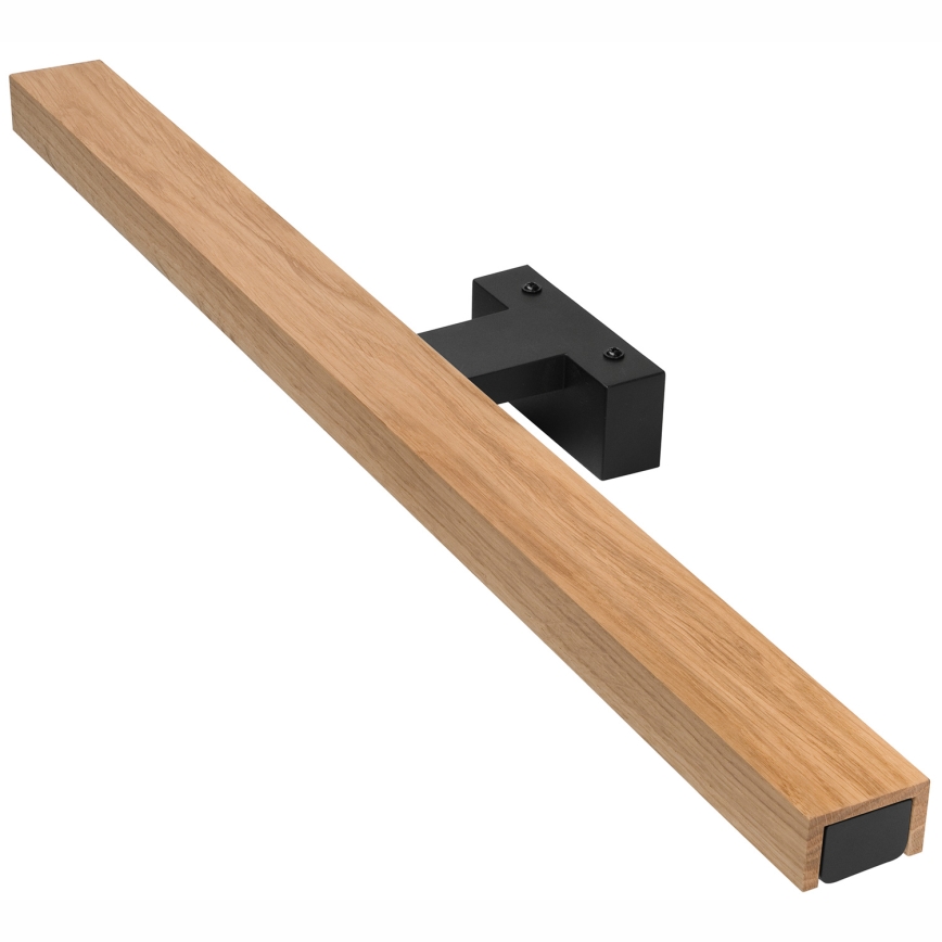 Brilagi - LED Koupelnové osvětlení zrcadla WOODY MIRROR LED/12W/230V 60 cm IP44 dub/černá