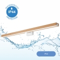 Brilagi - LED Koupelnové osvětlení zrcadla WOODY MIRROR LED/15W/230V 90 cm IP44 dub/bílá