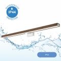 Brilagi - LED Koupelnové osvětlení zrcadla WOODY MIRROR LED/15W/230V 90 cm IP44 dub ořech/bílá