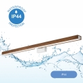 Brilagi - LED Koupelnové osvětlení zrcadla WOODY MIRROR LED/15W/230V 90 cm IP44 dub třešeň/bílá