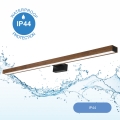 Brilagi - LED Koupelnové osvětlení zrcadla WOODY MIRROR LED/15W/230V 90 cm IP44 dub třešeň/černá
