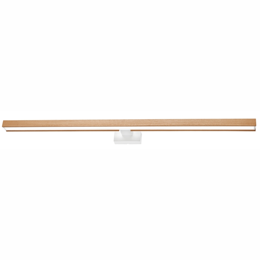 Brilagi - LED Koupelnové osvětlení zrcadla WOODY MIRROR LED/15W/230V 90 cm IP44 dub/bílá