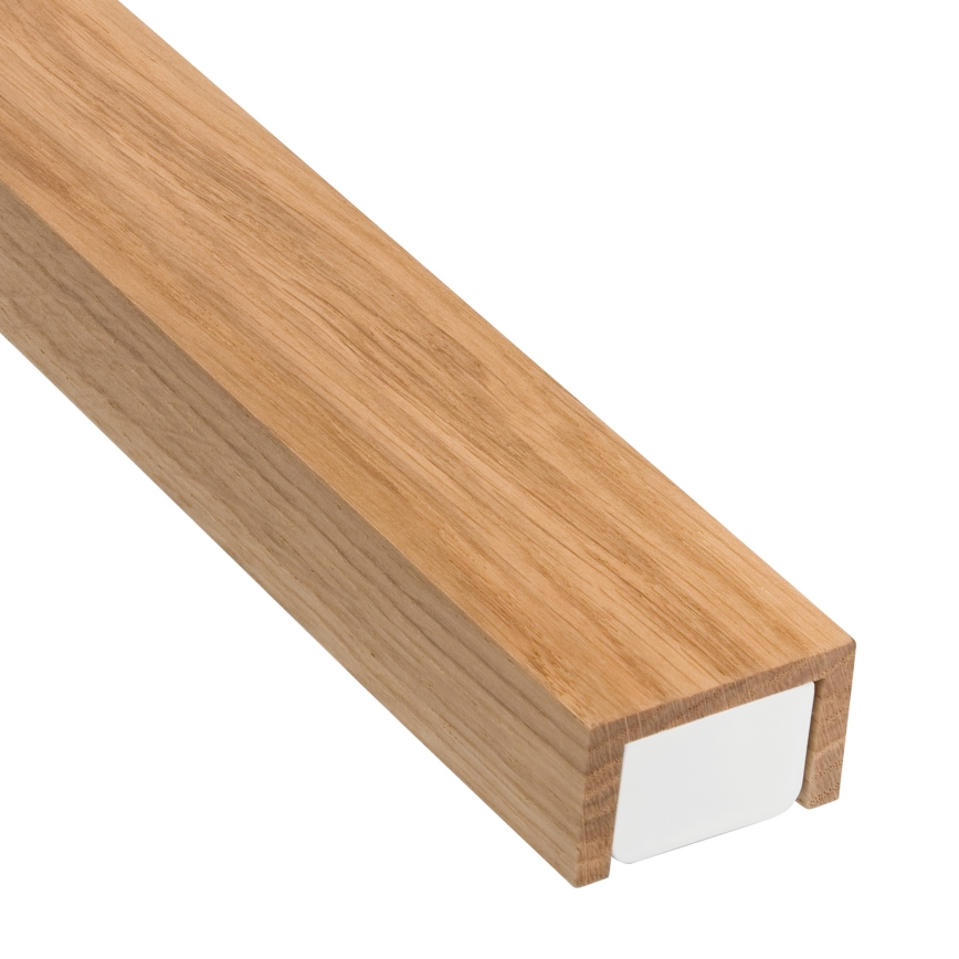 Brilagi - LED Koupelnové osvětlení zrcadla WOODY MIRROR LED/15W/230V 90 cm IP44 dub/bílá