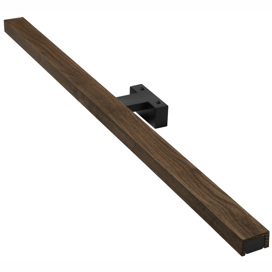Brilagi - LED Koupelnové osvětlení zrcadla WOODY MIRROR LED/15W/230V 90 cm IP44 dub ořech/černá