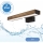 Brilagi - LED Koupelnové osvětlení zrcadla WOODY MIRROR LED/8W/230V 40 cm IP44 dub ořech/černá