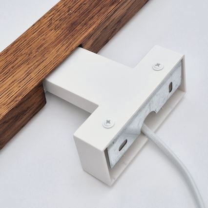 Brilagi - LED Koupelnové osvětlení zrcadla WOODY MIRROR LED/8W/230V 40 cm IP44 dub třešeň/bílá