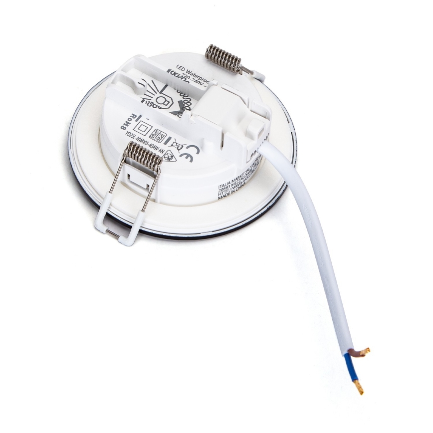 Brilagi - LED Koupelnové podhledové svítidlo LED/4,8W/230V 6000K černá IP65
