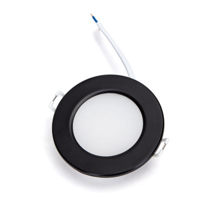 Brilagi - LED Koupelnové podhledové svítidlo LED/9W/230V 4000K černá IP65