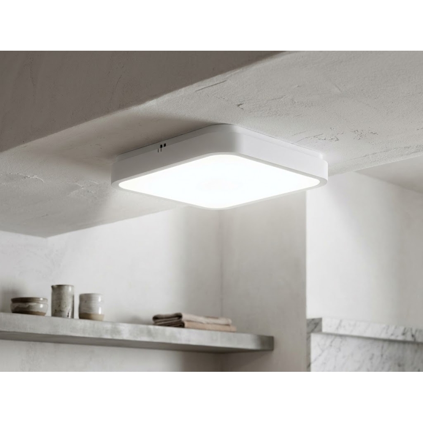 BRILAGI - LED Koupelnové stropní svítidlo ZENNA LED/24W/230V 34,5x34,5 cm IP44 bílá